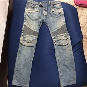 Men’s Balmain paris biker jeans size 29